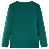 Vidaxl kindershirt met lange mouwen 128 groen