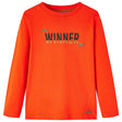 Vidaxl kindershirt met lange mouwen 128 felroranje