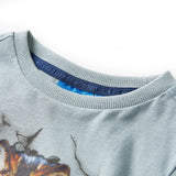 VidaXL Kindershirt met lange mouwen 116 lichtblauw