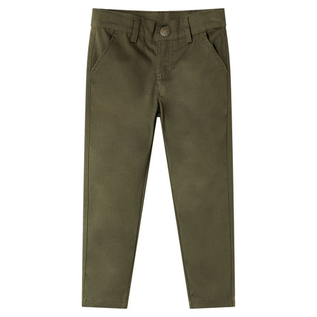 Vidaxl kinderbroek 116 kakikleurig