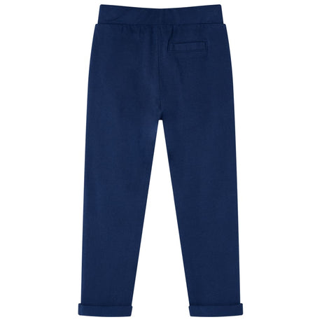 Vidaxl kinderbroek met trekkoord 92 marineblauw