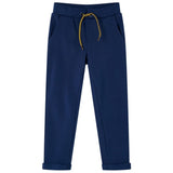 Vidaxl kinderbroek met trekkoord 104 marineblauw
