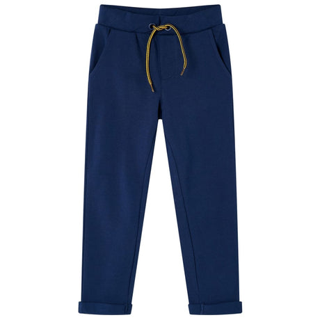 Vidaxl kinderbroek met trekkoord 104 marineblauw