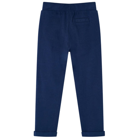 Vidaxl kinderbroek met trekkoord 104 marineblauw