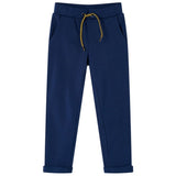Vidaxl kinderbroek met trekkoord 128 marineblauw