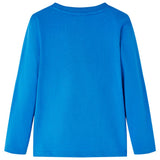 Vidaxl kindershirt met lange mouwen 116 kobaltblauw