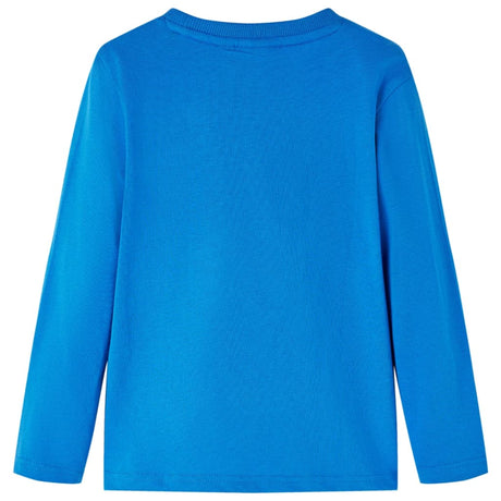 Vidaxl kindershirt met lange mouwen 128 kobaltblauw