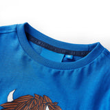 Vidaxl kindershirt met lange mouwen 128 kobaltblauw