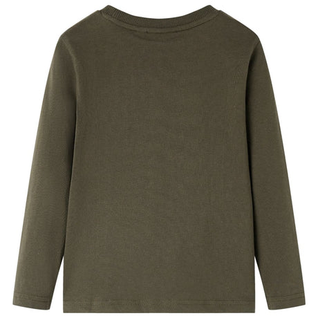 Vidaxl kindershirt met lange mouwen 128 kakikleurig