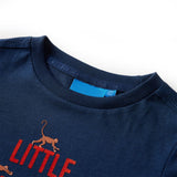 Vidaxl kindershirt met lange mouwen 92 marineblauw