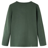 Vidaxl kindershirt met lange mouwen 92 donkergroen