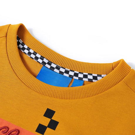 Vidaxl kindershirt met lange mouwen 116 okerkleurig