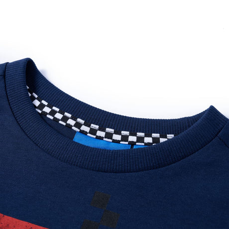 Vidaxl kindershirt met lange mouwen 116 marineblauw