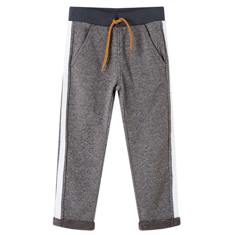 Vidaxl kinderjoggingbroek 104 gemêleerd donkergrijs