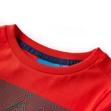 VidaXL Kindershirt met lange mouwen 92 rood