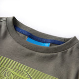 Vidaxl kindershirt met lange mouwen 92 kakikleurig