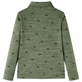 Vidaxl kindershirt 116 gemêleerd kakikleurig