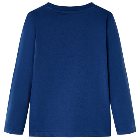 Vidaxl kindershirt met lange mouwen 104 jeansblauw