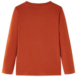 VidaXL Kindershirt met lange mouwen 92 lichtroestkleurig
