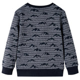 Vidaxl kindertrui 128 gemêleerd marineblauw