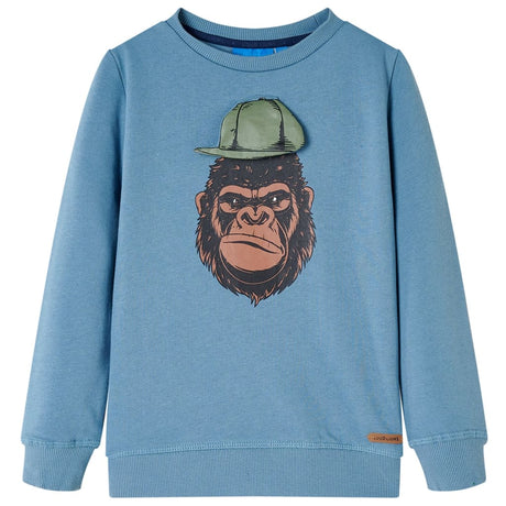 Vidaxl kindertrui 116 middelblauw