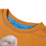 Vidaxl kindershirt met lange mouwen 104 donkerokerkleurig