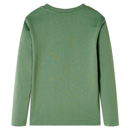 Vidaxl kindershirt met lange mouwen 128 lichtkakikleurig