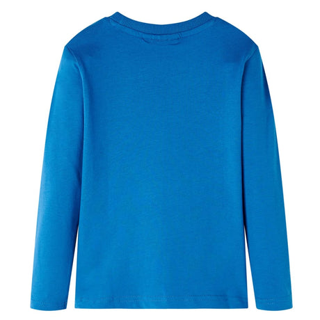Vidaxl kindershirt met lange mouwen 104 petrol