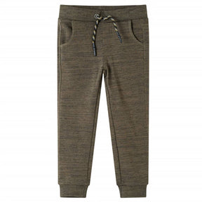 Vidaxl kinderjoggingbroek 140 gemêleerd donker kaki