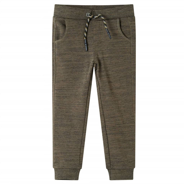 Vidaxl kinderjoggingbroek 140 gemêleerd donker kaki