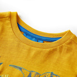 VidaXL Kindershirt met lange mouwen 92 okerkleurig