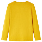 Vidaxl kindershirt met lange mouwen 116 okerkleurig