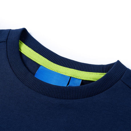 Vidaxl kindershirt met lange mouwen 104 marineblauw