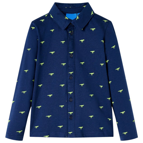 Vidaxl kindershirt 92 marineblauw