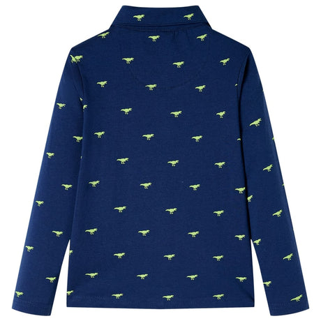 Vidaxl kindershirt 92 marineblauw