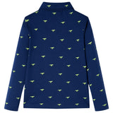 Vidaxl kindershirt 104 marineblauw