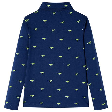 Vidaxl kindershirt 104 marineblauw