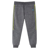 Vidaxl kinderjoggingbroek 128 gemêleerd grijs