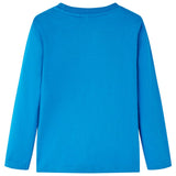 VidaXL Kindershirt met lange mouwen 92 kobaltblauw