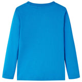 Vidaxl kindershirt met lange mouwen 104 kobaltblauw