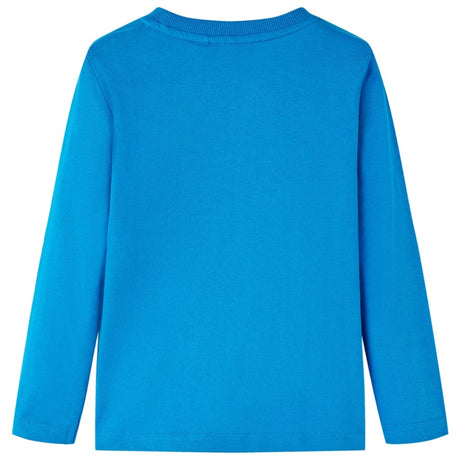 Vidaxl kindershirt met lange mouwen 104 kobaltblauw