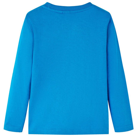 Vidaxl kindershirt met lange mouwen 116 kobaltblauw