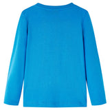 Vidaxl kindershirt met lange mouwen 92 kobaltblauw