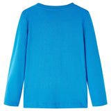 Vidaxl kindershirt met lange mouwen 104 kobaltblauw