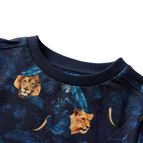 Vidaxl kindertrui 128 marineblauw
