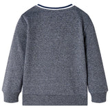Vidaxl kindertrui 92 gemêleerd marineblauw