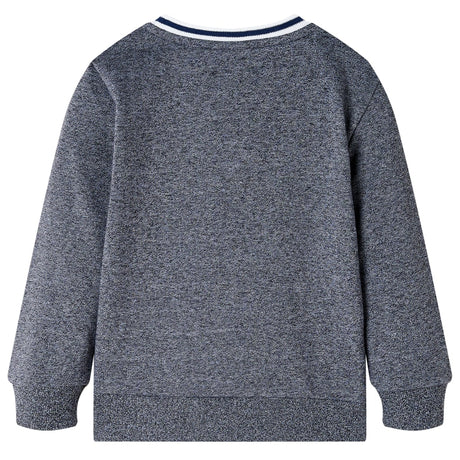 Vidaxl kindertrui 128 gemêleerd marineblauw