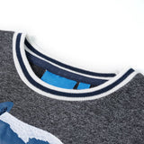 Vidaxl kindertrui 128 gemêleerd marineblauw