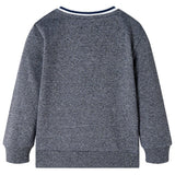 Vidaxl kindertrui 140 gemêleerd marineblauw