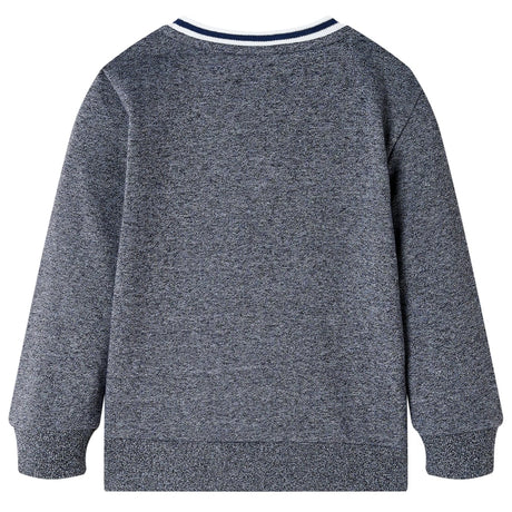 Vidaxl kindertrui 140 gemêleerd marineblauw